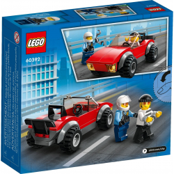 Klocki LEGO 60392 Motocykl policyjny - pościg za samochodem CITY